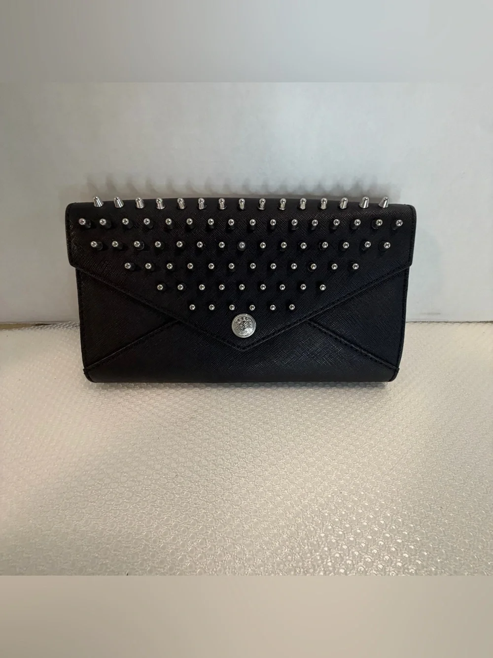 Rebecca Minkoff Black Studded Envelope Wristlet